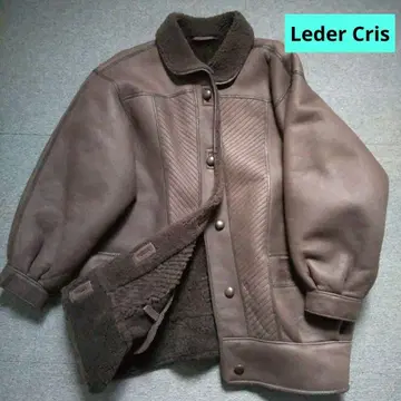 Leder Cris 레더 크리스 무스탕 코트 스페인산 빅
