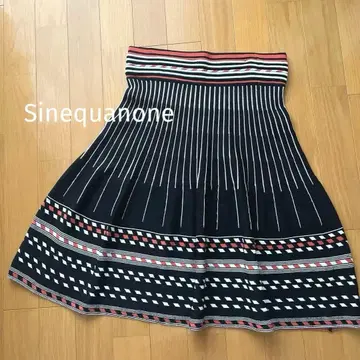 Sinequanone Paris 시네크아논 니트 스커트 프랑스