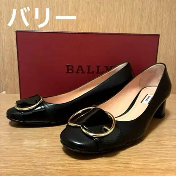 새상품 BALLY 발리 펌프스 하이힐 버클 블랙
