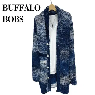 BUFFALO BOBS 샤기 니트 가디건 니트 아우터
