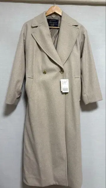 SUPER100 멜톤 빅 라펠 코트 ( SLOBE IENA )