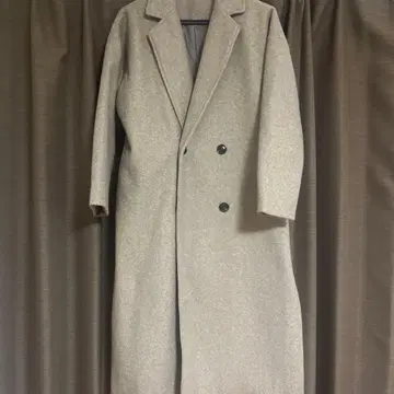 Lian 슬릿 롱 체스터 코트 베이지