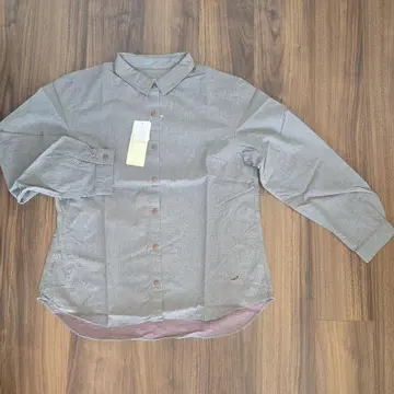 [ 미사용 새상품 ] CROCODILE 크로커다일 그레이 긴팔 셔츠 LL