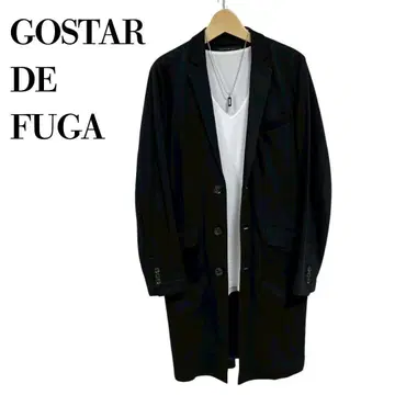 GOSTAR DE FUGA 롱 테일러드 자켓 롱 기장 자켓 블랙