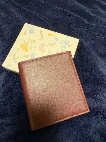 황궁 접이식 지갑 천연 가죽