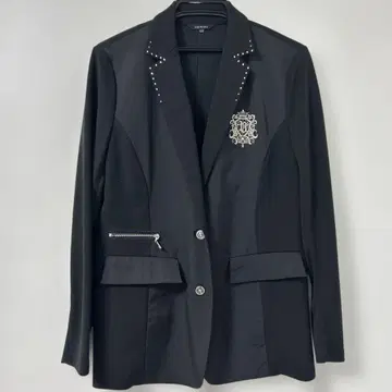 새상품급! 발렌자 42 스톤 장식 블랙 테일러드 자켓