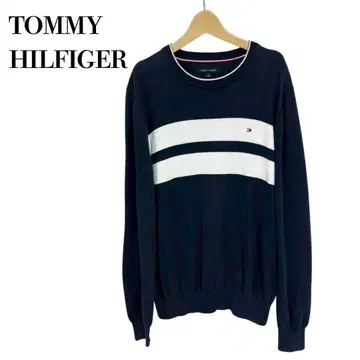 TOMMY HILFIGER 긴팔 티셔츠 코튼 니트 T셔츠 니트소