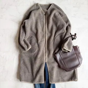 저널 스탠다드 랙스 3way 보아 파일 zip 코트 카키 그레이