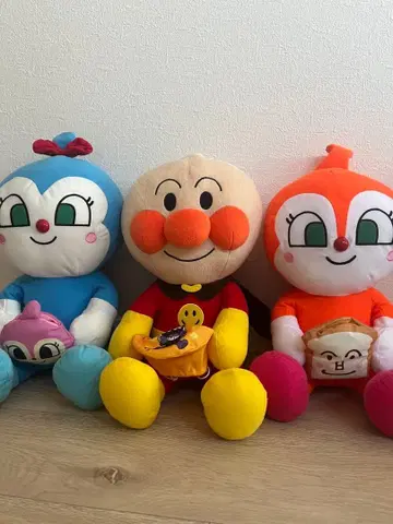 [ 개별 판매 가능 ] 인기!! 호빵맨 짤랑이 코찡찡이 3체 세트