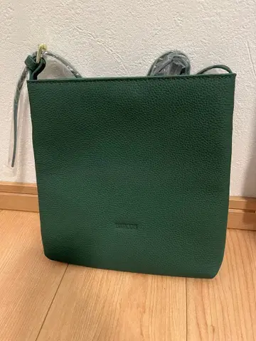 BARCOS 그린 숄더백 가죽풍