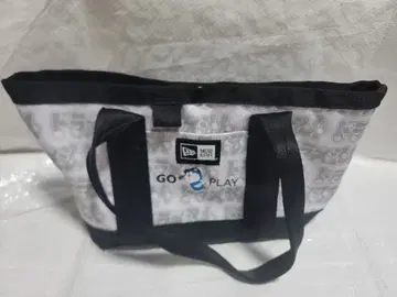 New Era GO 2 PLAY 토트백 화이트/블랙