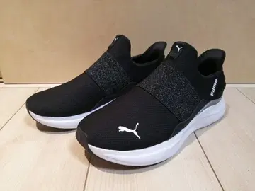 PUMA 푸마 소프트라이드 슬립온 블랙 24.5cm