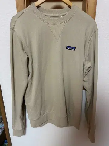 patagonia 베이지 맨투맨 S