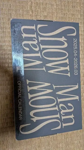 Snow Man 공식 달력 2025-2026