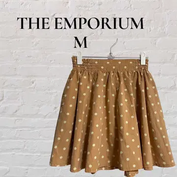 [ THE EMPORIUM ] [ M ] 미니 스커트 도트 도트 허리밴딩