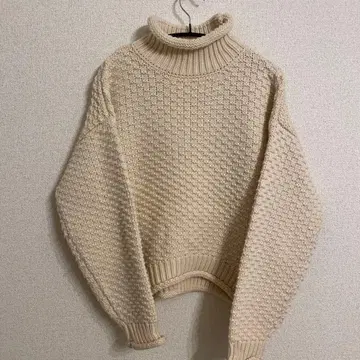 URBAN RESEARCH 니트 하이넥 아이보리
