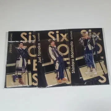 SixTONES 아크릴 스탠드 3개 세트