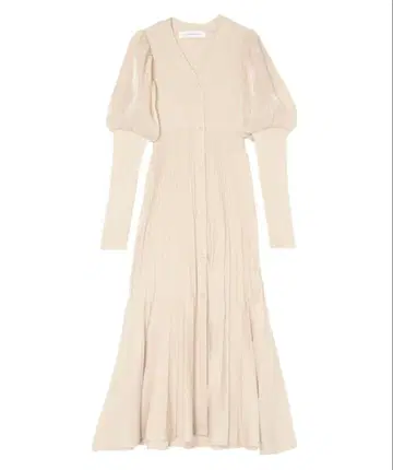 LAGUNAMOON 플리츠 니트 콤비 원피스