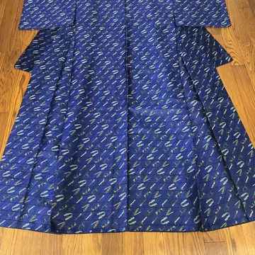 순수 실크 이중 기모노 오메시 희귀한 직조 무늬