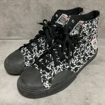 [비전 스트릿웨어] (29) 하이컷 스니커즈 블랙 화이트