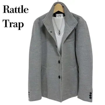 RATTLE TRAP 스탠드 카라 자켓 스탠드 코트 숏코트