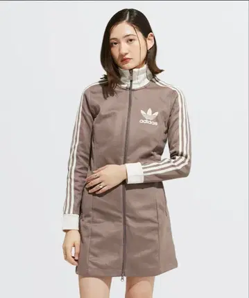 아디컬러 쓰리 스트라이프 트랙탑 원피스