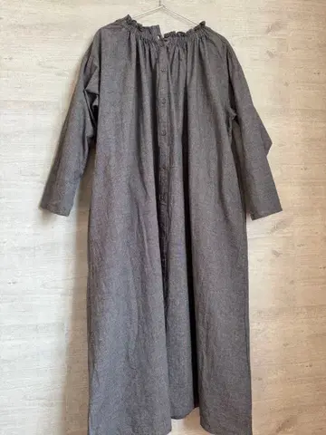 사만사 모스모스 패턴 모듬 셔링 넥 원피스 체크 무늬