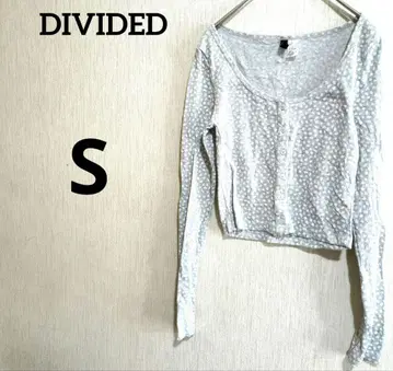 DIVIDED 꽃무늬 긴팔 상의 [ S ] 그레이