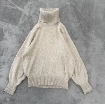 FRAMeWORK 울 캐시미어 미들 게이지 터틀넥 풀오버