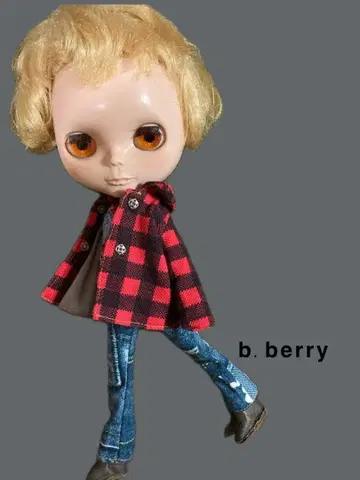 b. berry 옷 갈아입기 의류 체크 무늬 자켓 팬츠 세트