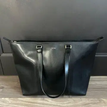 Paul Smith 블랙 가죽 토트백