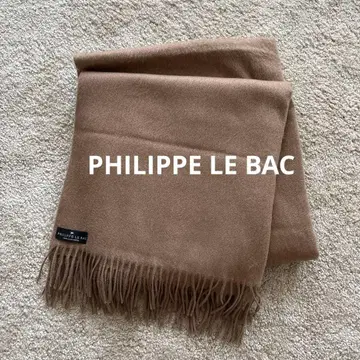 [미사용] PHILIPPE LE BAC 캐시미어 100% 스톨 베이지
