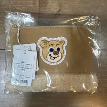 [미사용 새상품] 러브리바이페이러 올드테디 와펜 보아 파우치