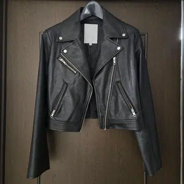 MERCURYDUO 블랙 라이더 자켓 F 사이즈