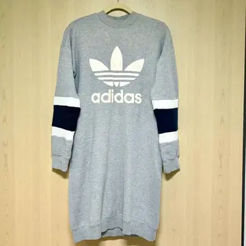 adidas 그레이 긴팔 맨투맨 원피스 M~L 사이즈