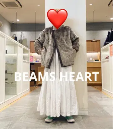 BEAMS 퍼 블루종 아우터