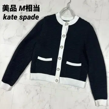 [ 새상품급 ] kate spade 컬러 블록 스웨터 자켓 펄 M 상당