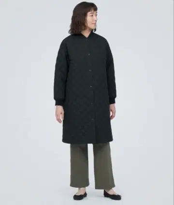 무인양품 워셔블 퀼팅 코트