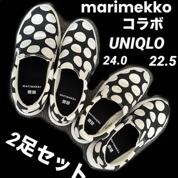 [ 새상품급 ] marimekko 유니클로 콜라보 슬립온 도트