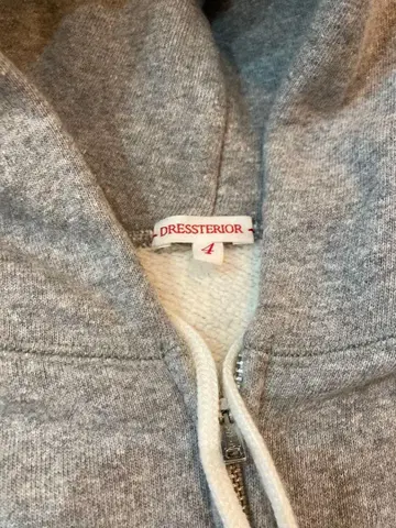 DRESSTERIOR 그레이 후드티 사이즈 4