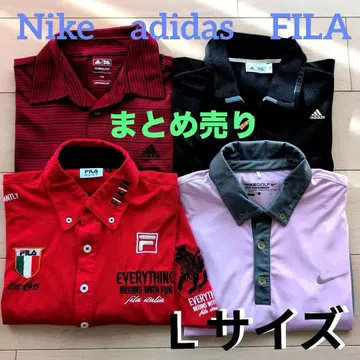 새상품급 Nike adidas FILA 골프 피케 셔츠 L 사이즈