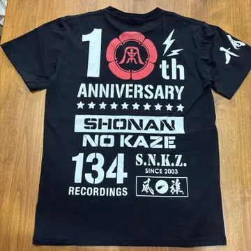 쇼난노카제의 10주년 기념 라이브 T셔츠 사이즈 M