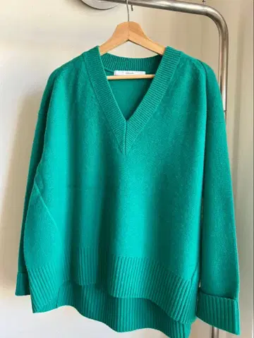 FRAMeWORK V넥 니트 그린