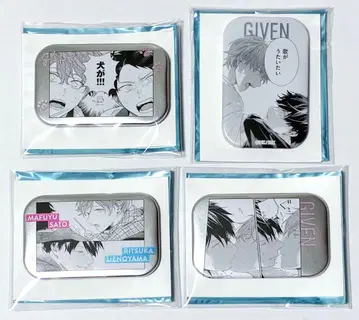 기븐 기븐전 최애 커플 캔뱃지 컬렉션 캔뱃지 마후유 리츠카 4종 세트