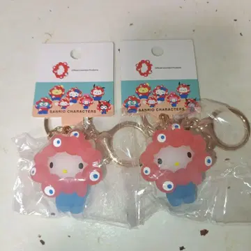 미야쿠미야쿠 클리어 키링 산리오 키티