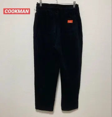 쿡맨 셰프 팬츠 블랙 코듀로이