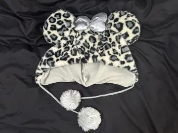 디즈니 팬 캡 레오파드 무늬