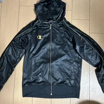 Champion Liaspo 후드 부착 자켓 블랙