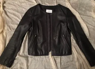 블랙 가죽 자켓