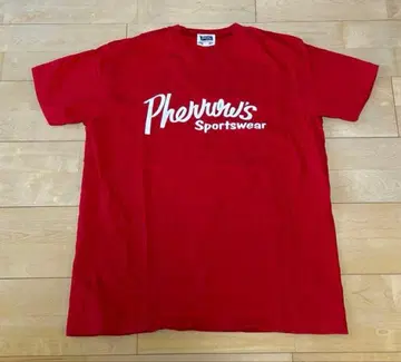 페로우즈 T셔츠 반팔 레드 XL 사이즈